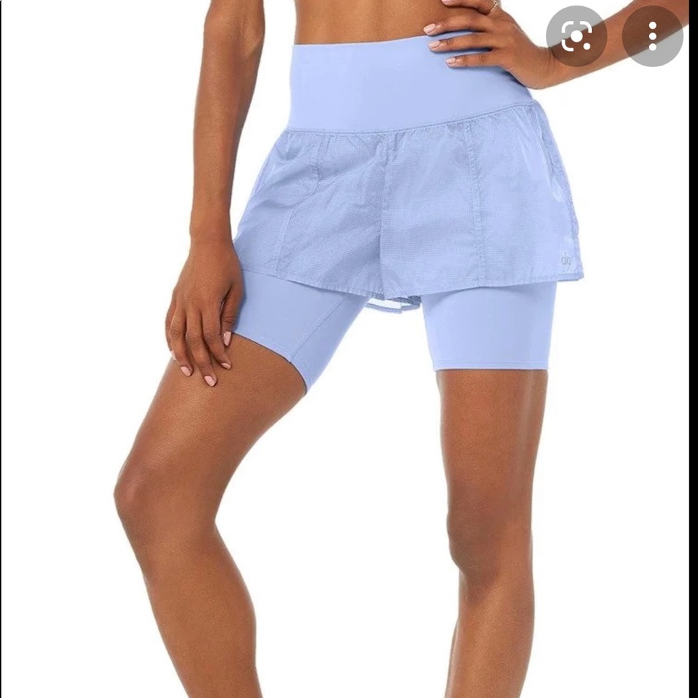 NWT Alo High Waist Circuit Short in Periwinkle